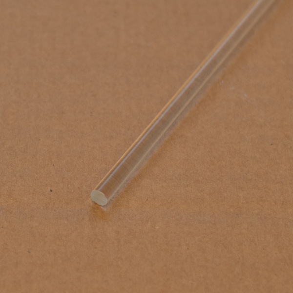 5mm Clear Acrylic Round Rod (extruded)